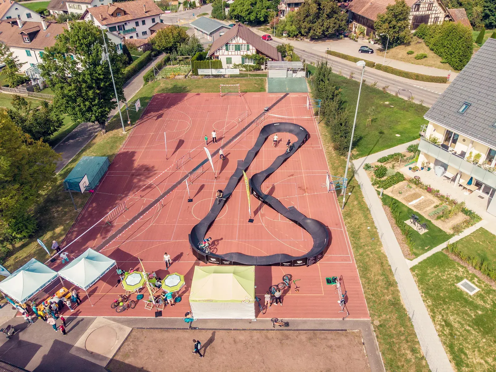 Offroad-Feeling im Schulhaus Riedhof