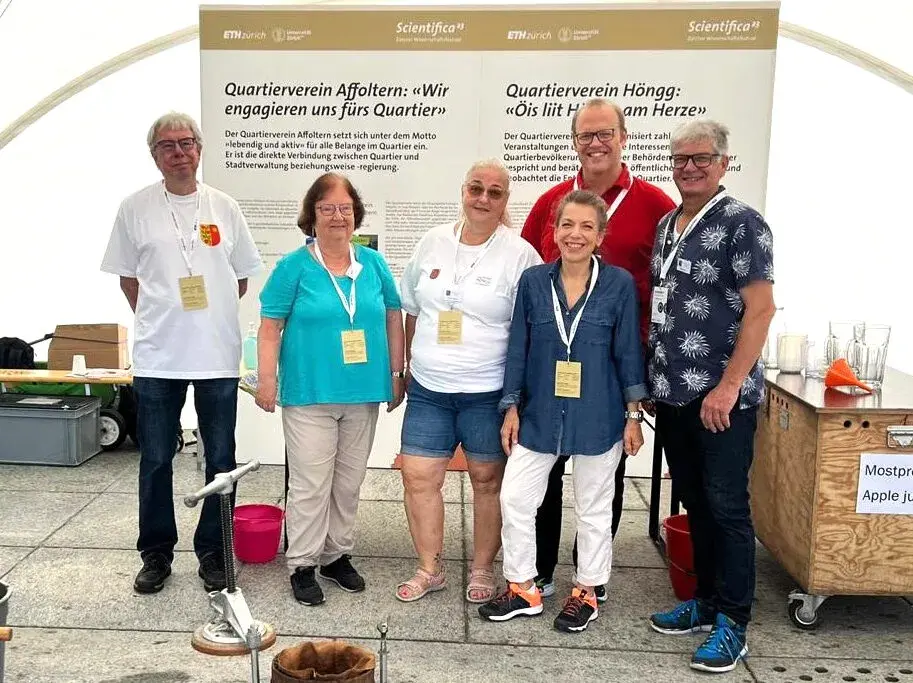 Scientifica 2023: Auch der Quartierverein Höngg war dabei