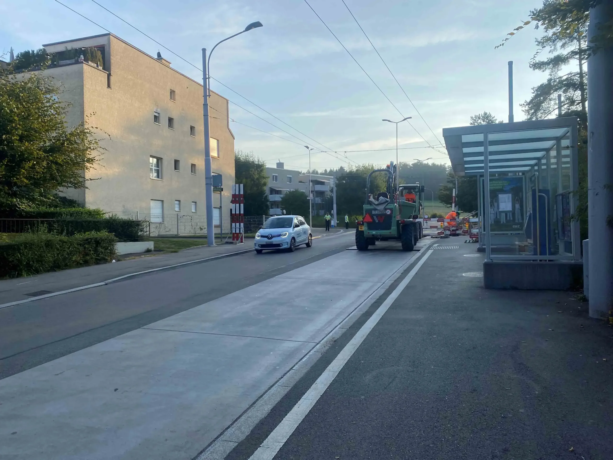Verlegung der Bushaltestelle Geeringstrasse