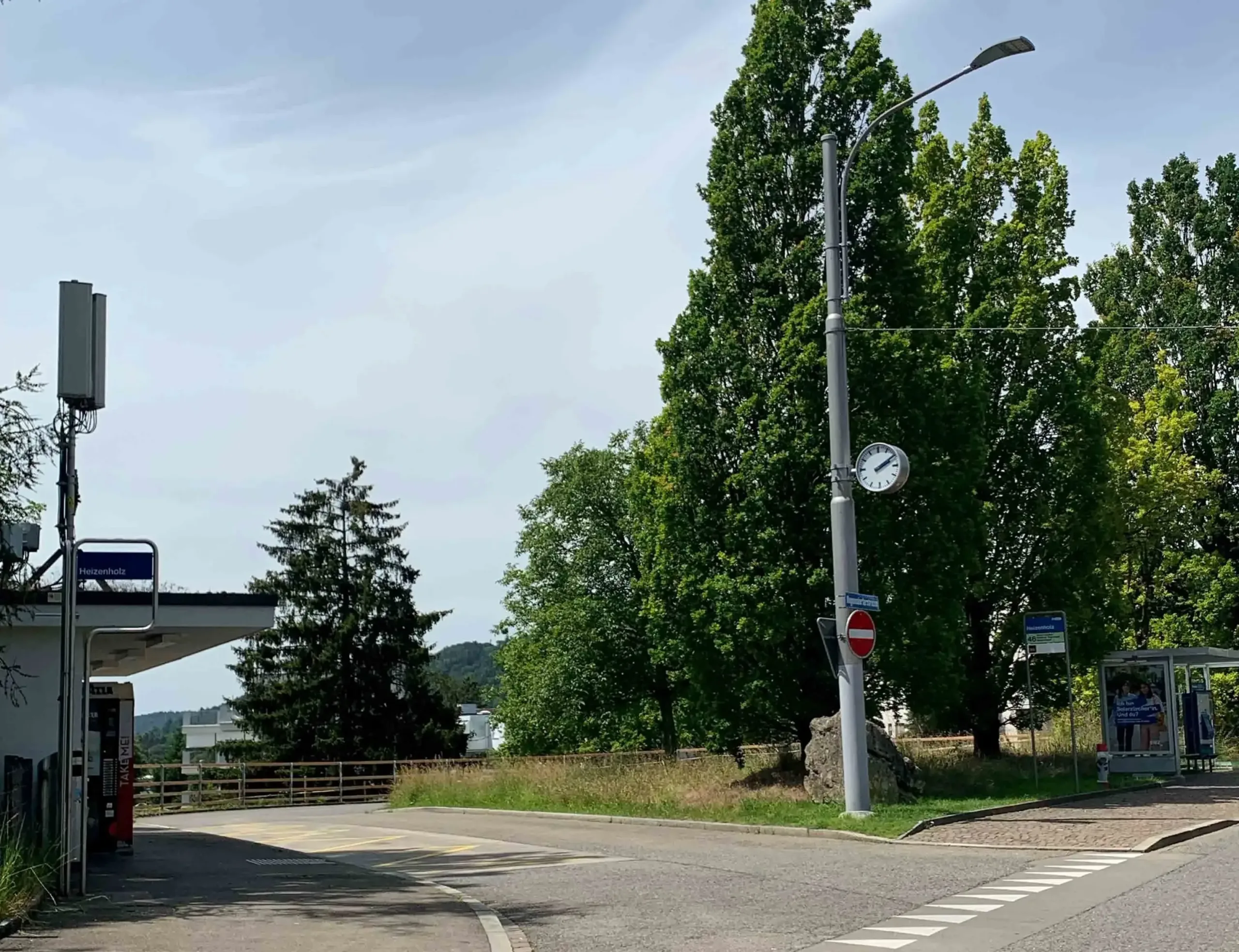 Die Haltestelle Heizenholz soll ausgebaut werden
